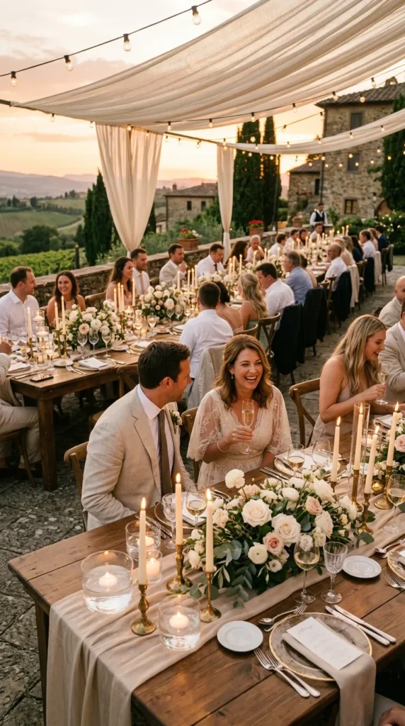 Style Long Tables with Hundreds of Flickering Candles