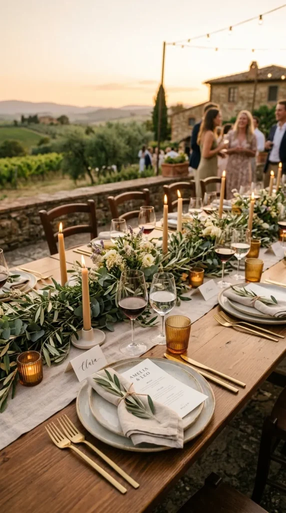 Style Olive Branches Across Minimalist Tables