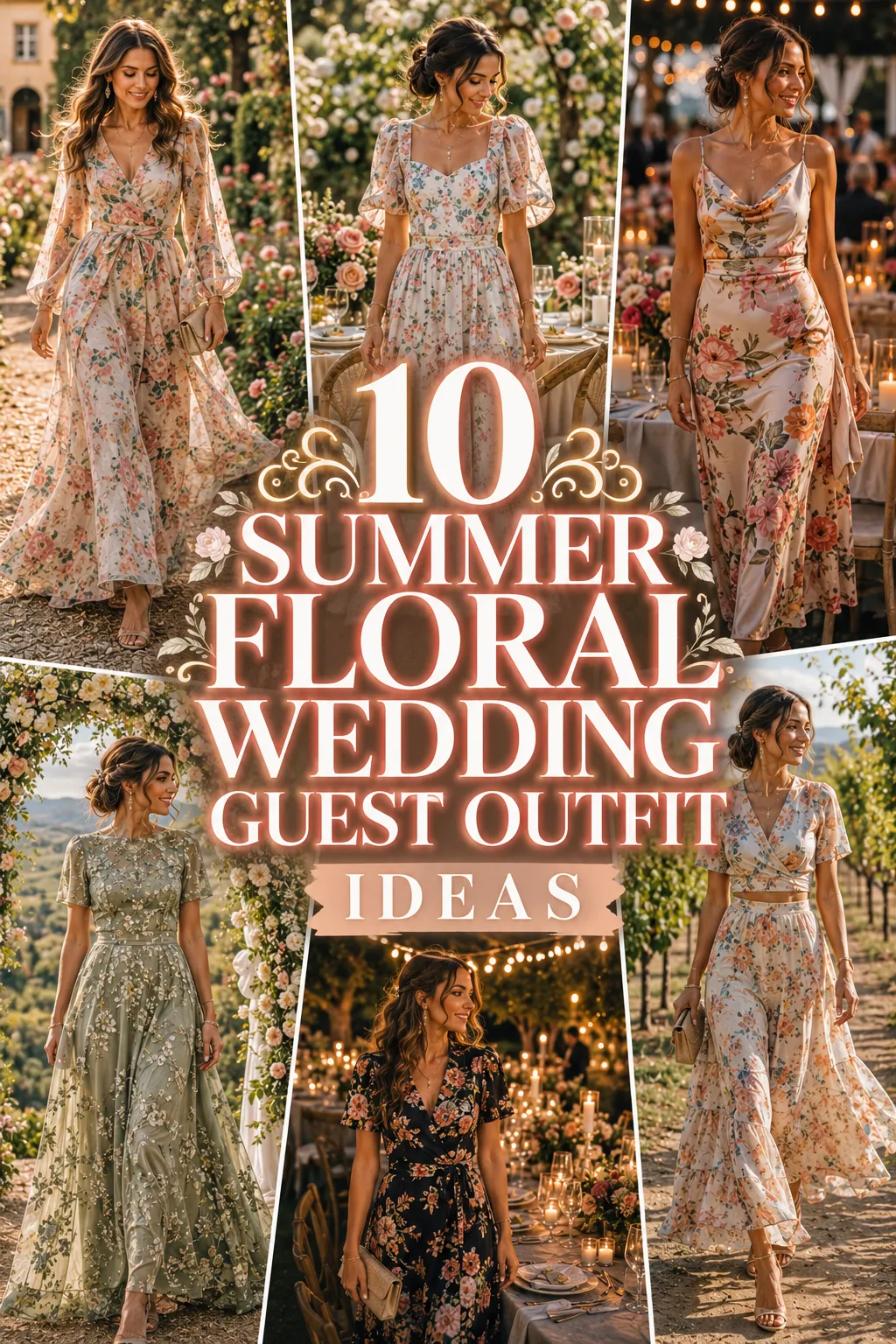 10 Summer Floral Wedding Guest Outfit Ideas Perfect for a Garden Party