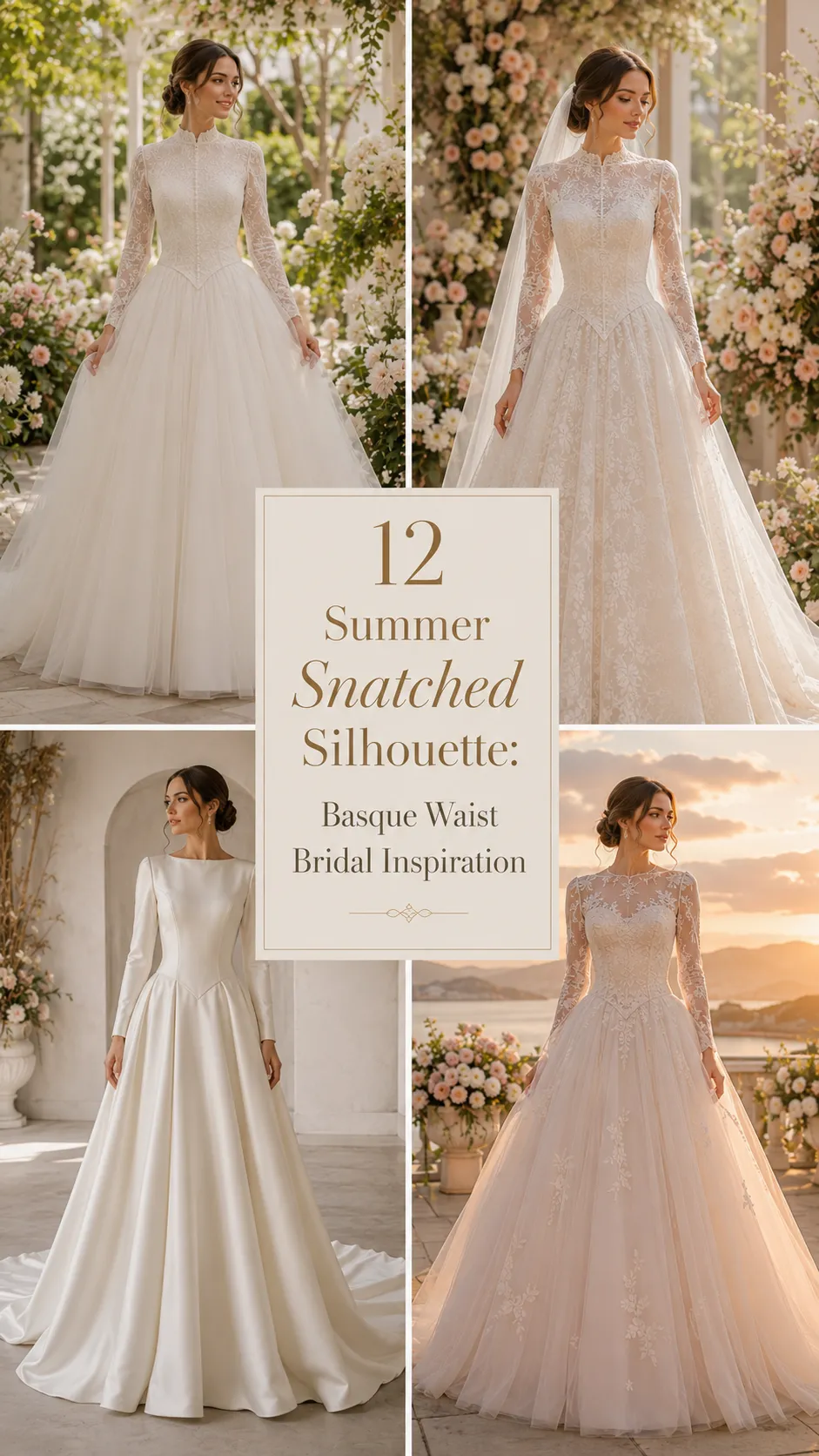 Summer Snatched Silhouette: Basque Waist Bridal Inspiration
