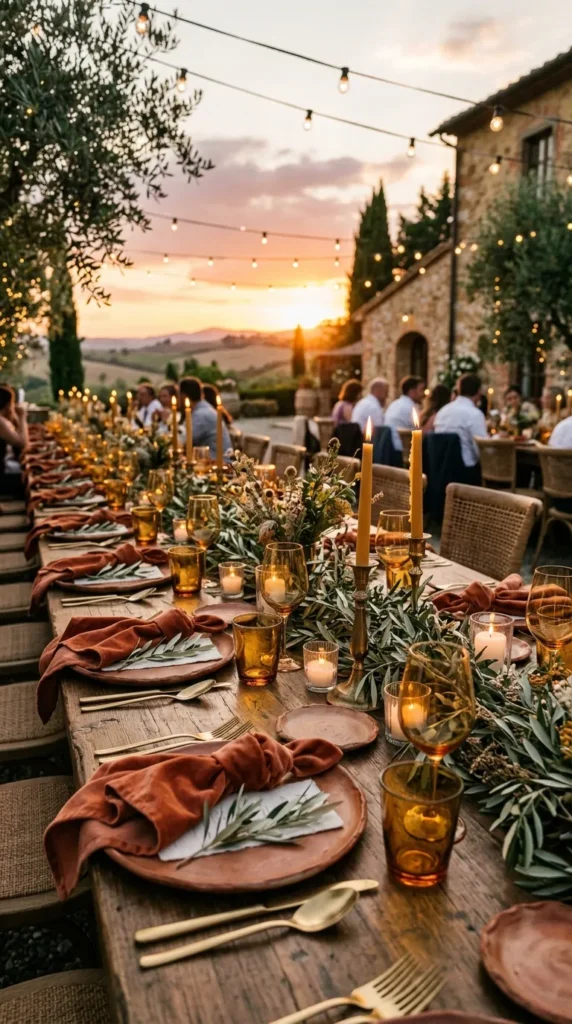 Terracotta Velvet for Mediterranean Summer Weddings