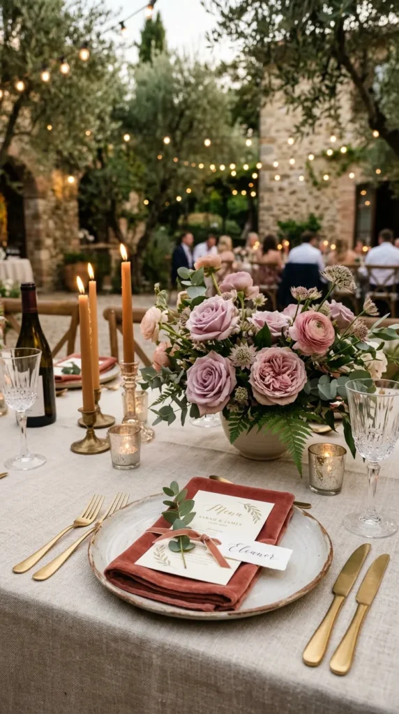 Use Cinnamon Rose Velvet Napkins for Evening Elegance
