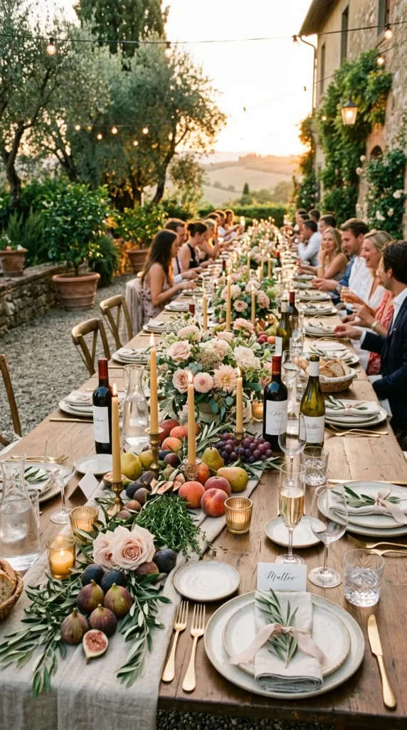 Use Fresh Fruit and Herbs in the Tablescape