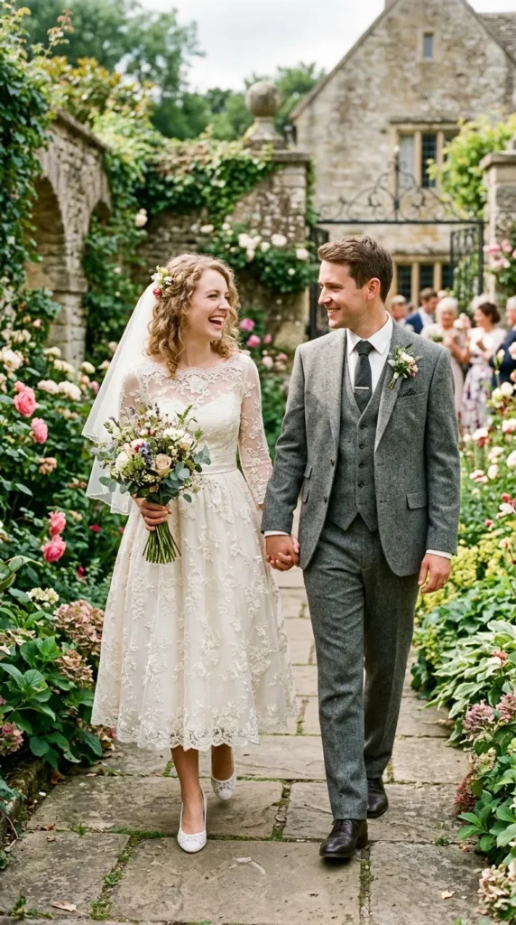 Vintage-Inspired Romantic Couple Look