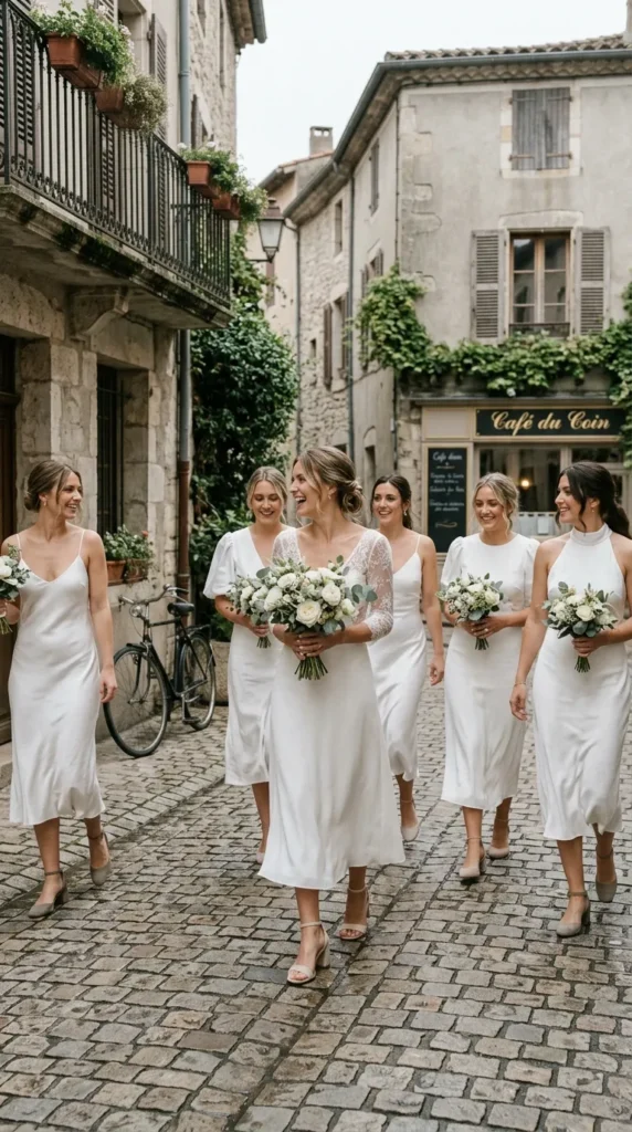 White Midi Dresses for a Contemporary Twist