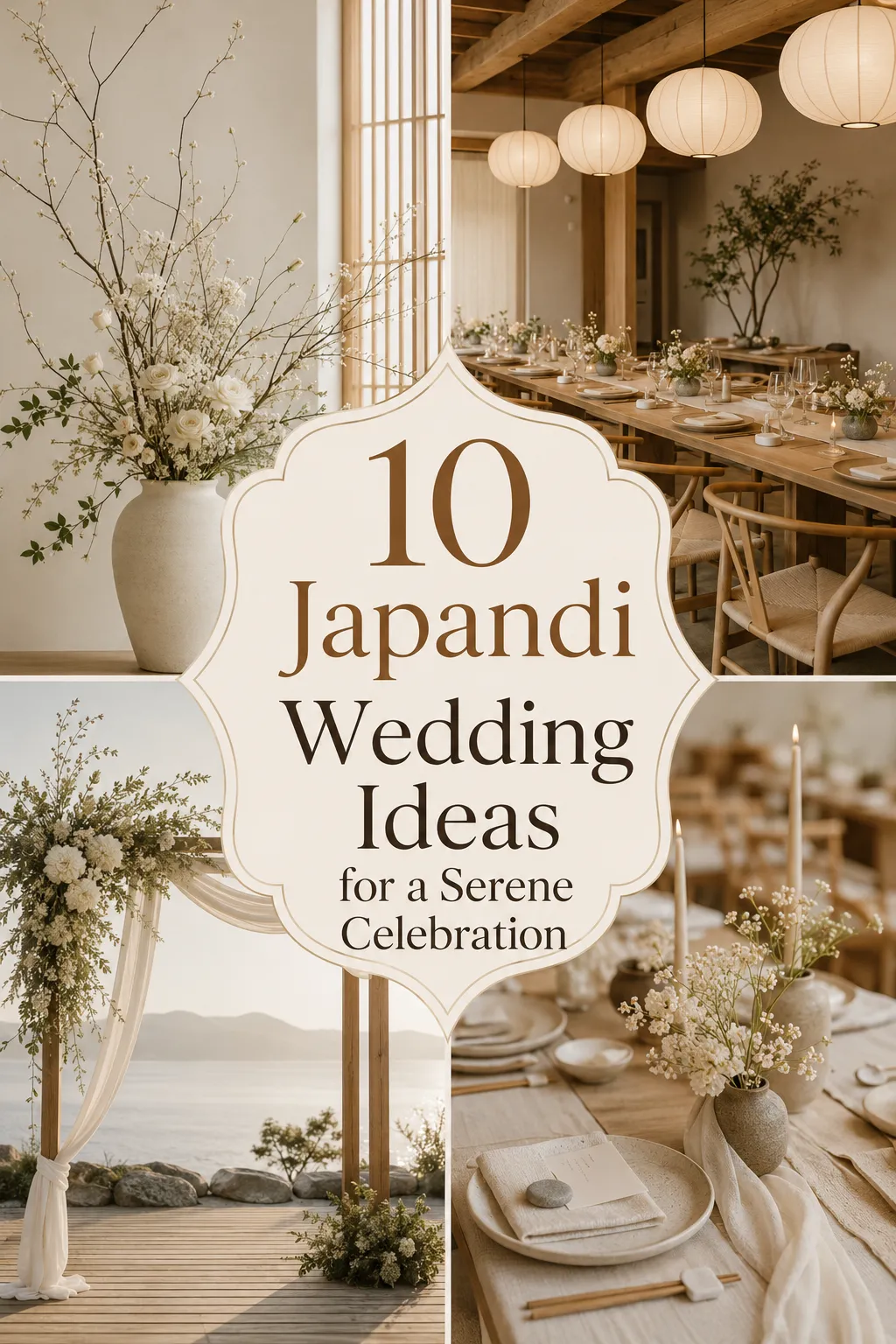 10 Japandi Wedding Ideas for a Serene Celebration