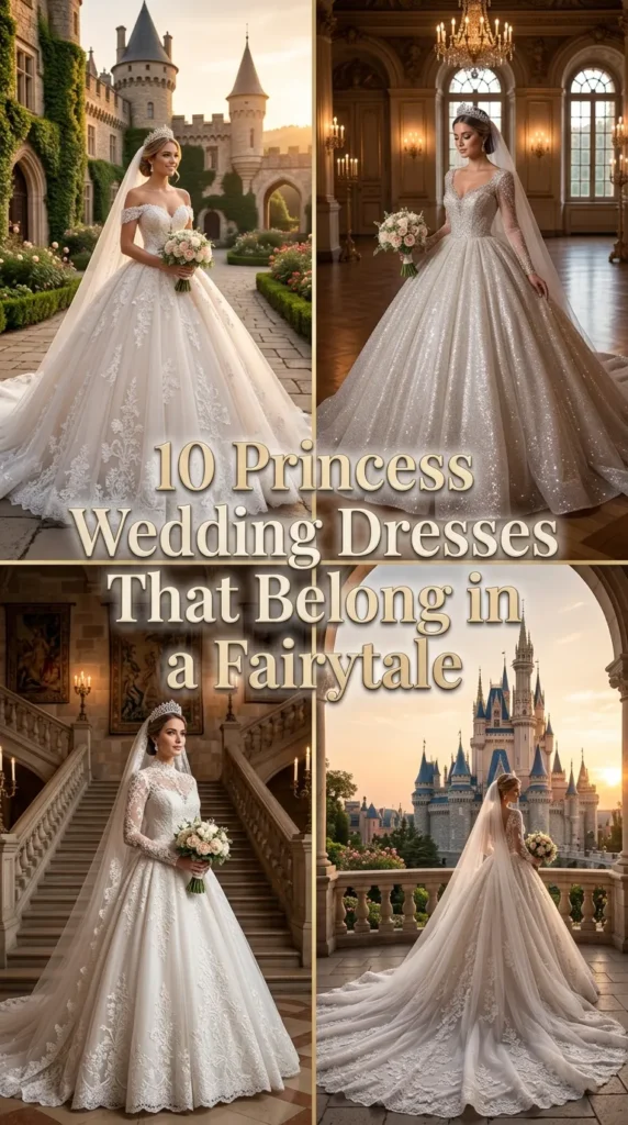 10 Princess Wedding Dresses That Belong in a Fairytale