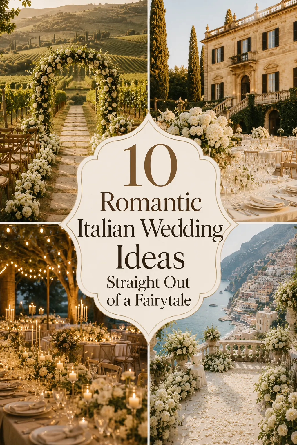 10 Romantic Italian Wedding Ideas Straight Out of a Fairytale