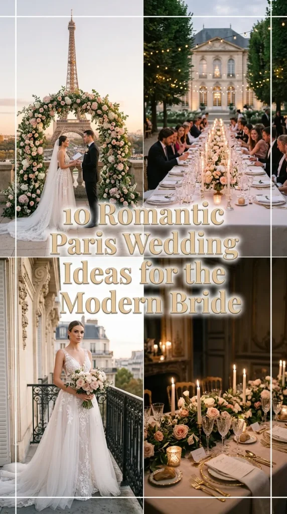 10 Romantic Paris Wedding Ideas for the Modern Bride