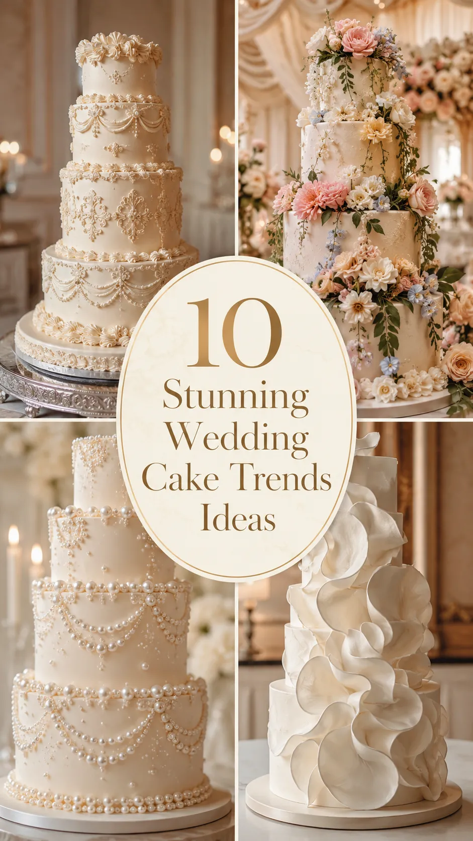 10 Stunning Wedding Cake Trends Ideas