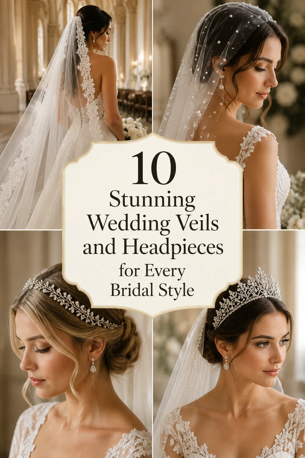 10 Stunning Wedding Veils and Headpieces for Every Bridal Style