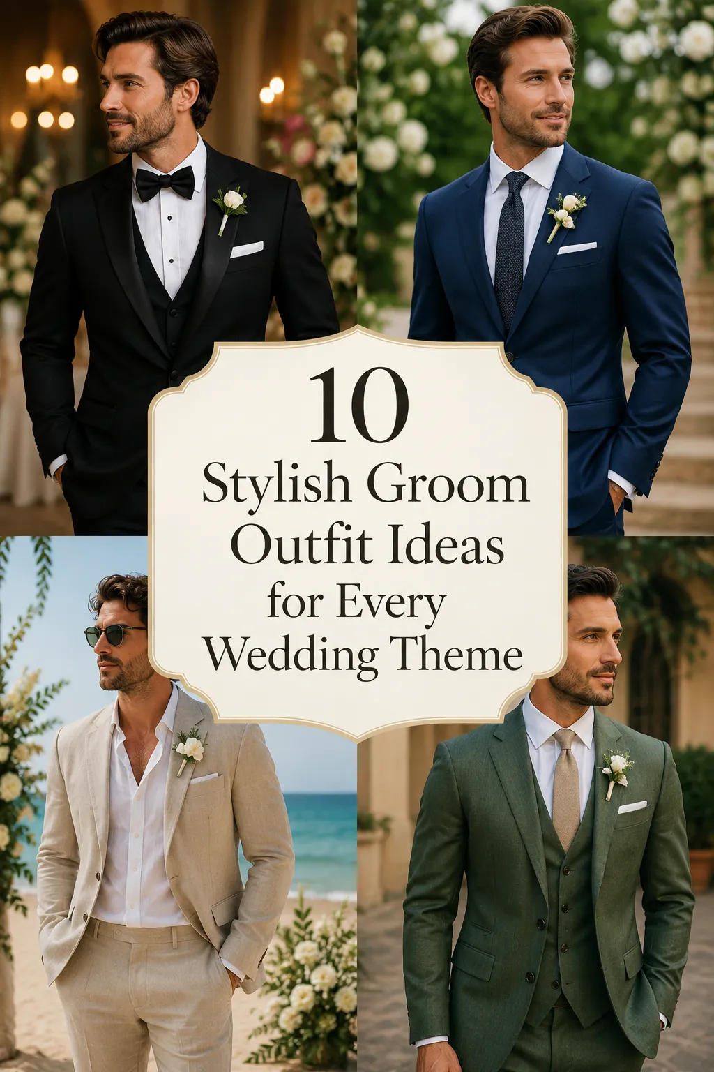 10 Stylish Groom Outfit Ideas for Every Wedding Theme