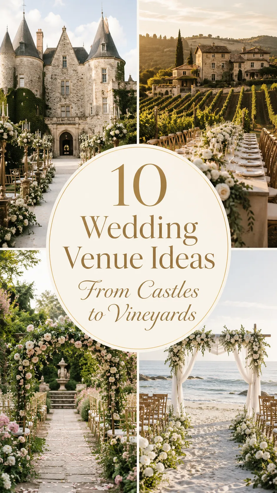 10 Wedding Venue Ideas From Castles to Vineyards