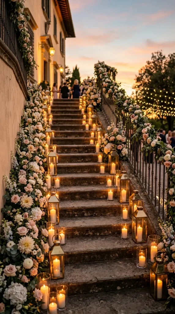 Add Candle Lanterns Along the Steps