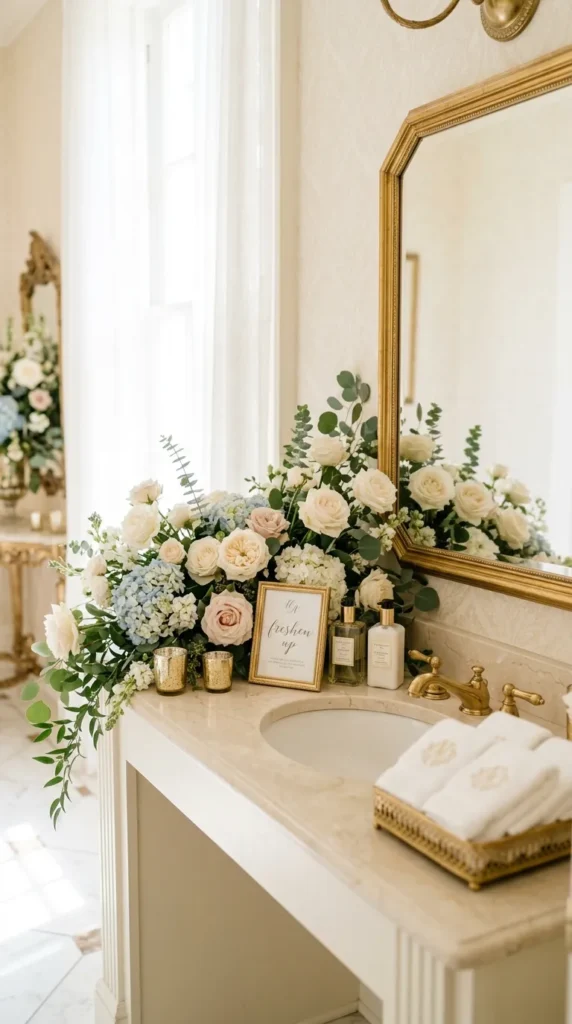 Add Fresh Flowers to the Restroom