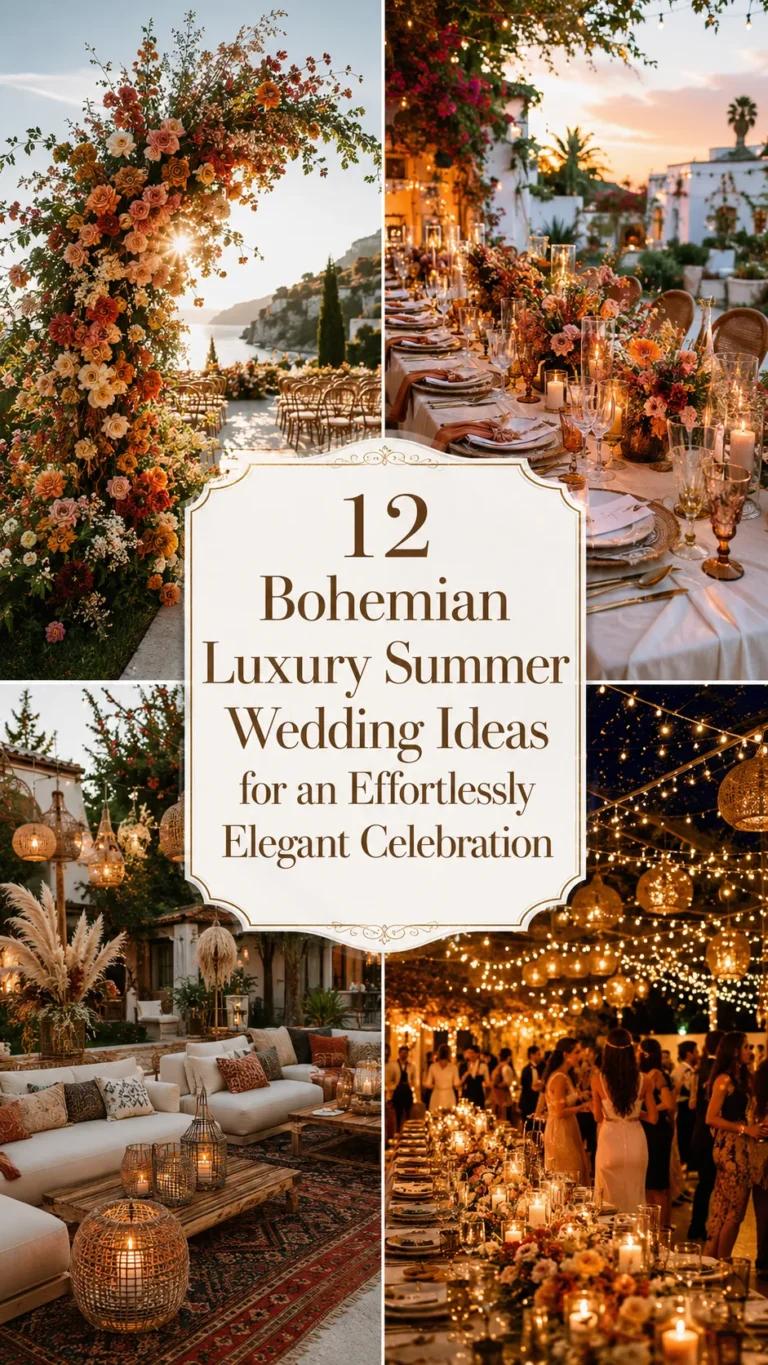 Bohemian Luxury Summer Wedding Ideas