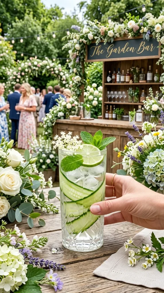 Botanical Cucumber Bloom Cocktail