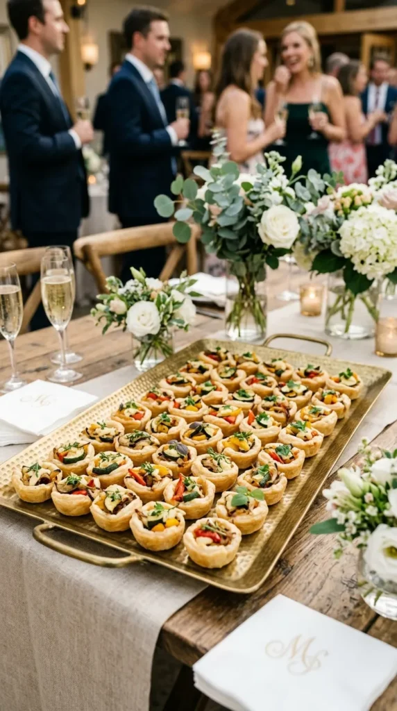 Charred Vegetable Tartlets