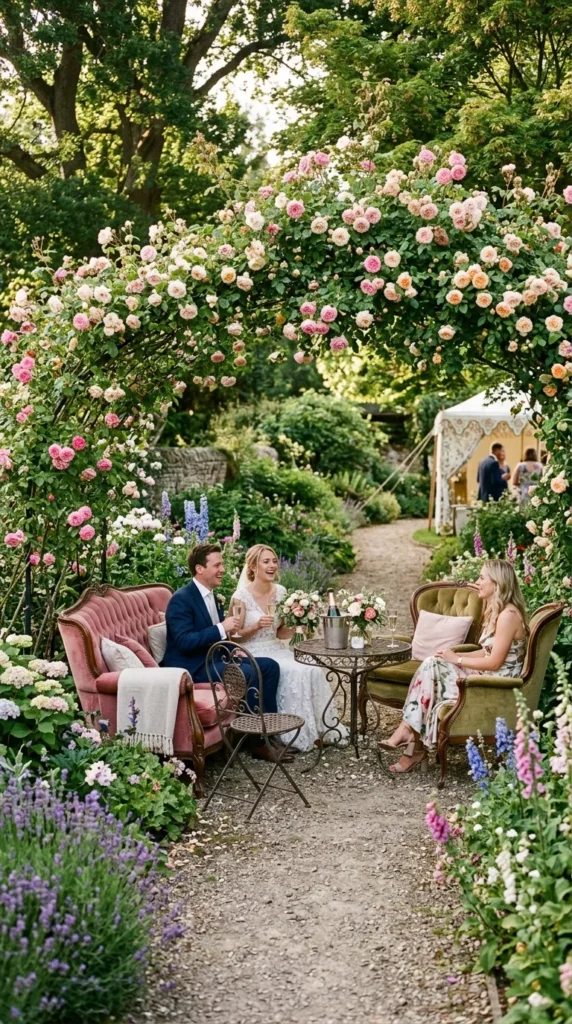 Create Hidden Garden Seating Areas