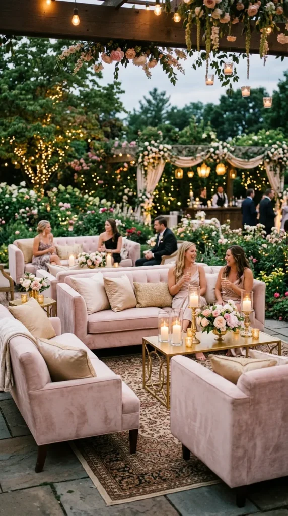 Create a Blush Lounge Area