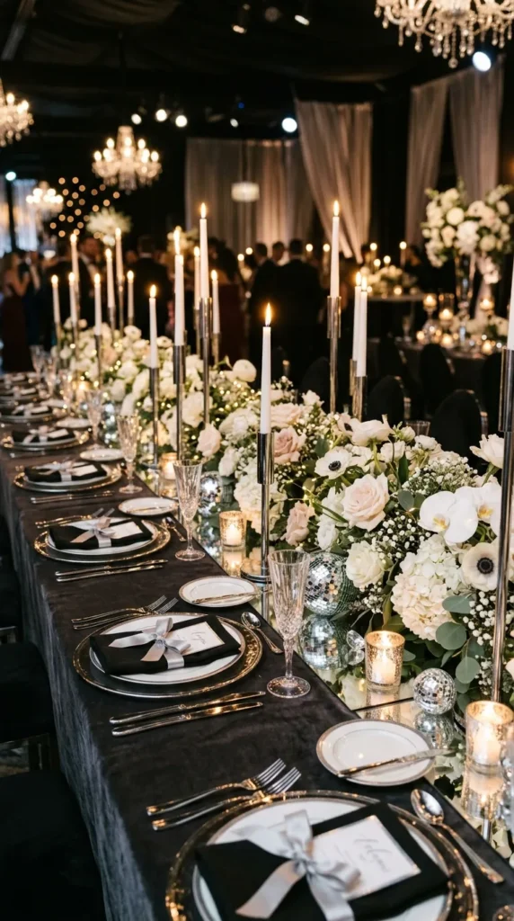 Create a Chrome-Inspired Reception Tablescape