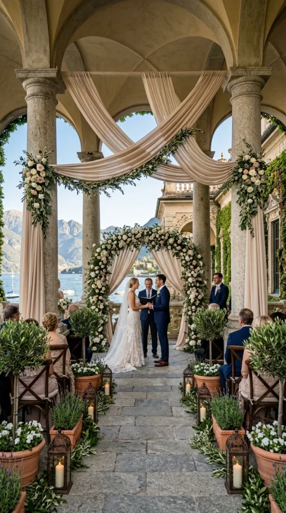 Create a European Villa-Inspired Ceremony
