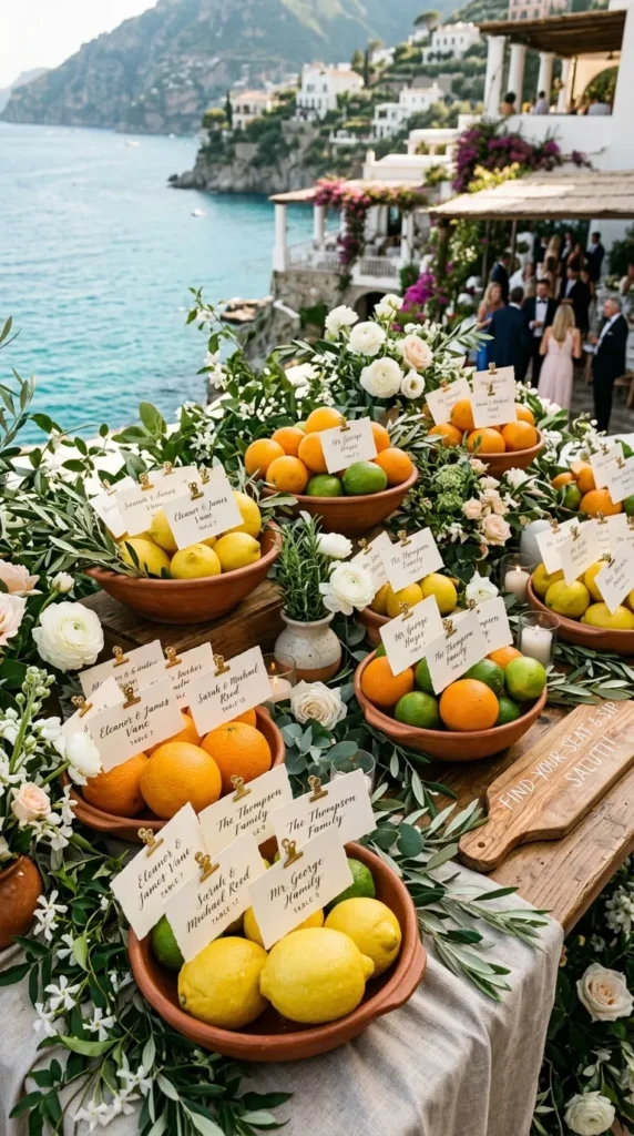 Create a Fruit-Filled Escort Card Display