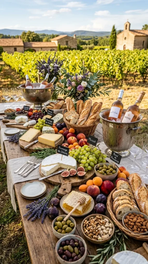 Create a Rosé and Cheese Grazing Table