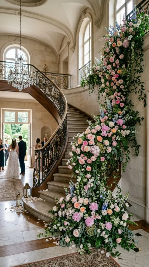 Create an Asymmetrical Floral Staircase