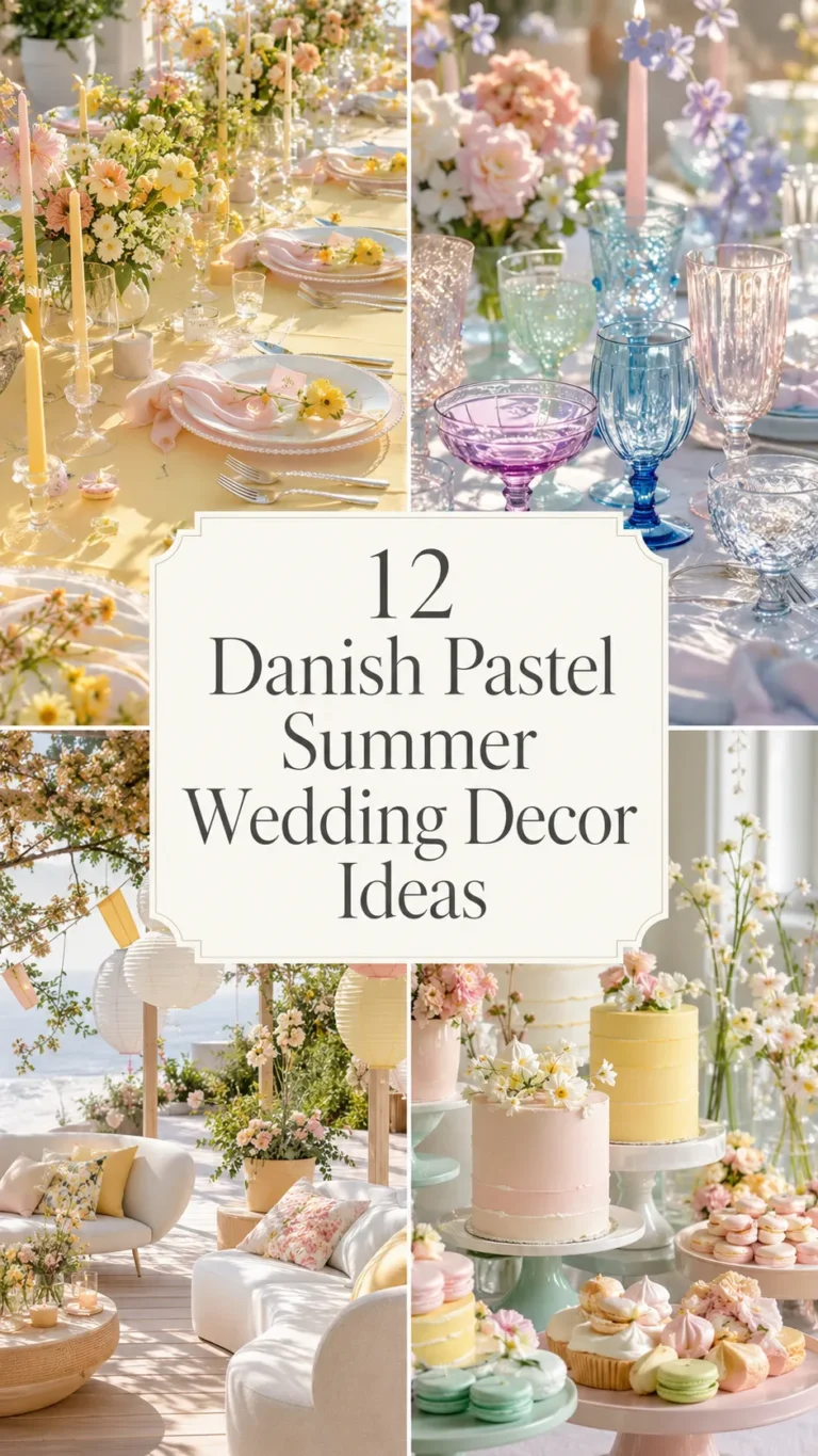 Scandi-Cool Summer Wedding Decor Ideas