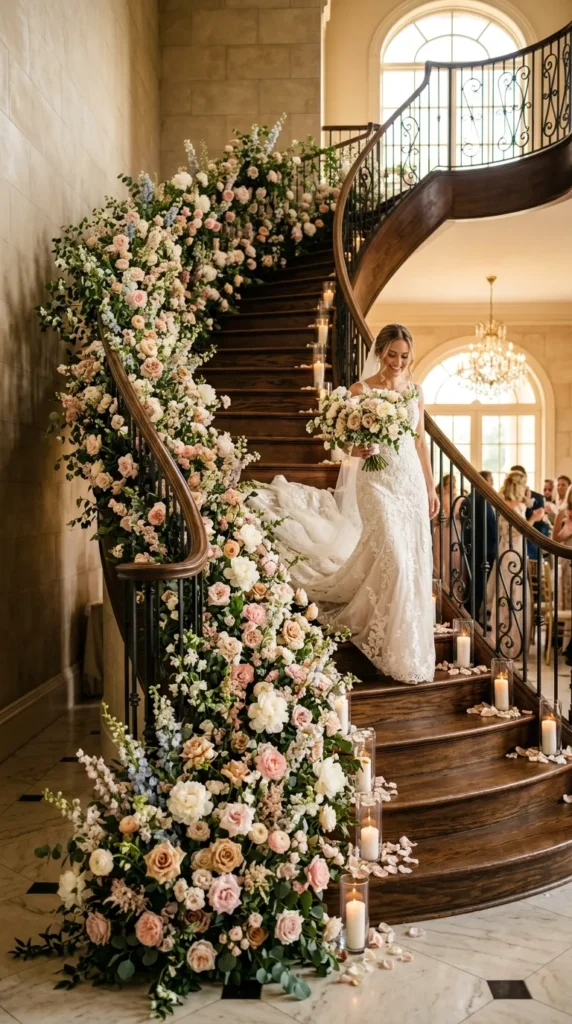 Design a Soft Blush and Ivory Floral Installation