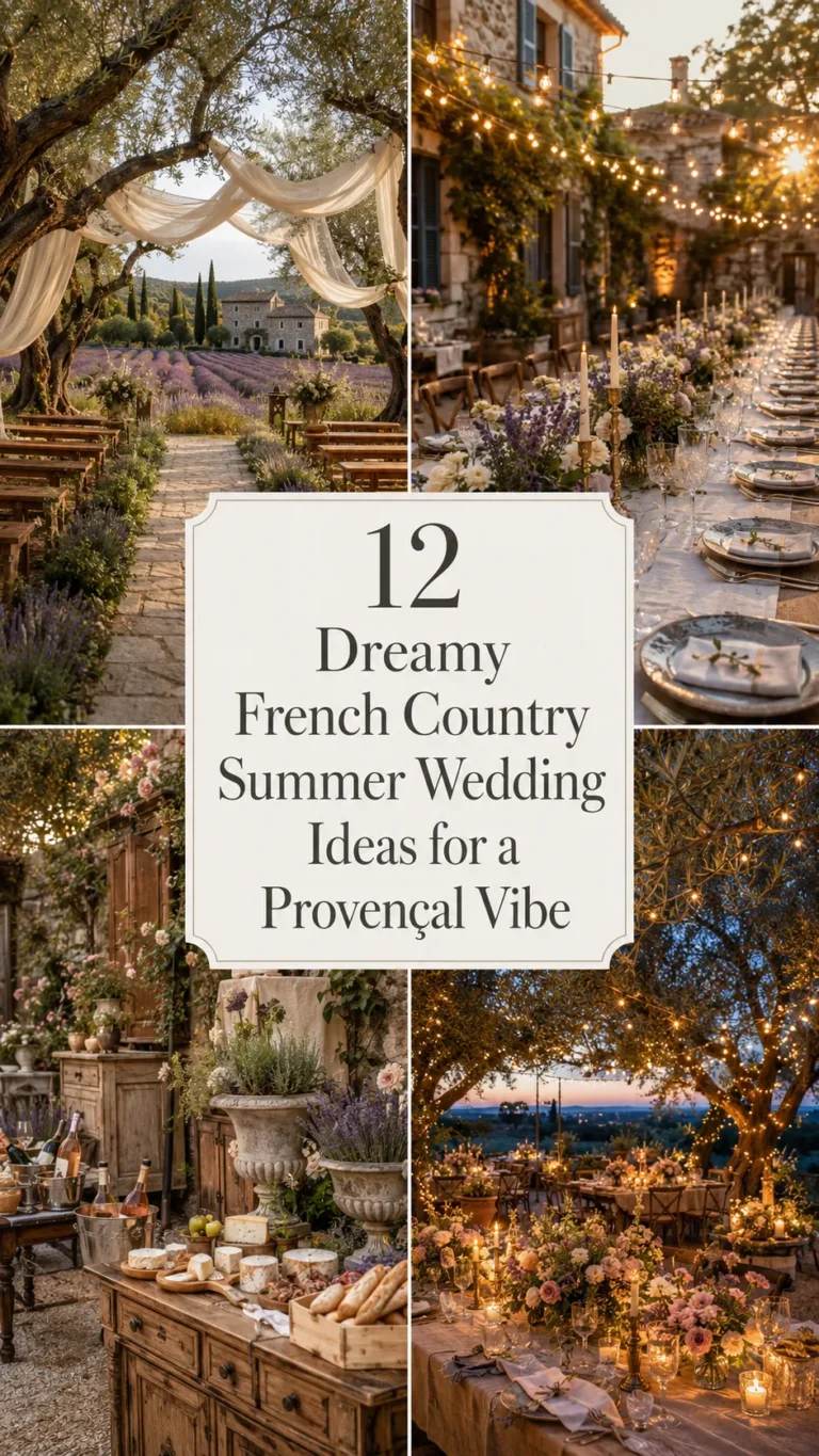 Dreamy French Country Summer Wedding Ideas for a Provençal Vibe