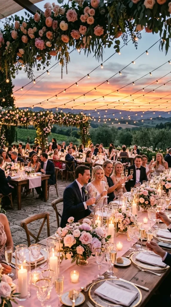 End the Evening in a Soft Pink Glow