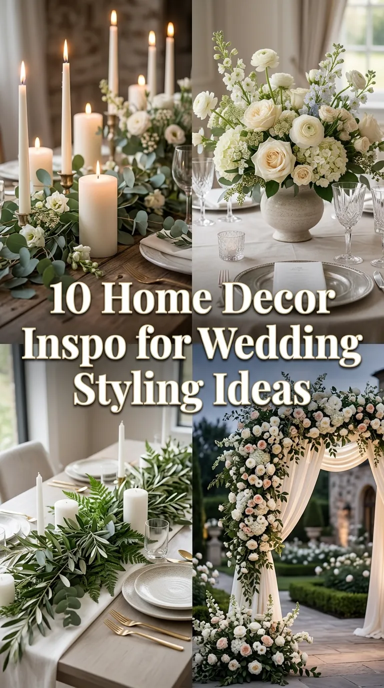 Home Decor Inspo for Wedding Styling Ideas