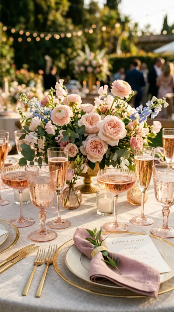 Incorporate Blush-Tinted Glassware