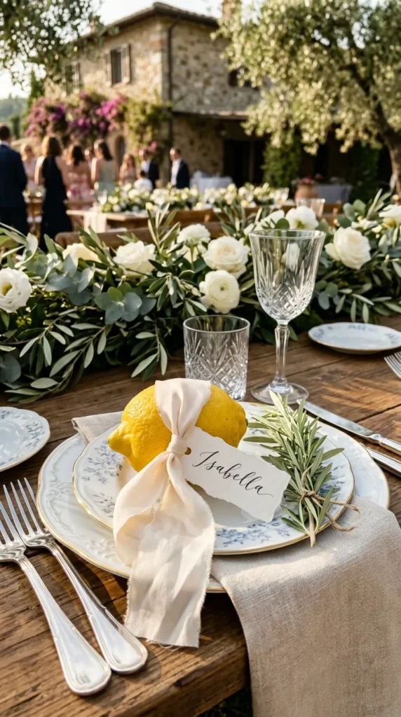 Incorporate Citrus into Your Place Settings