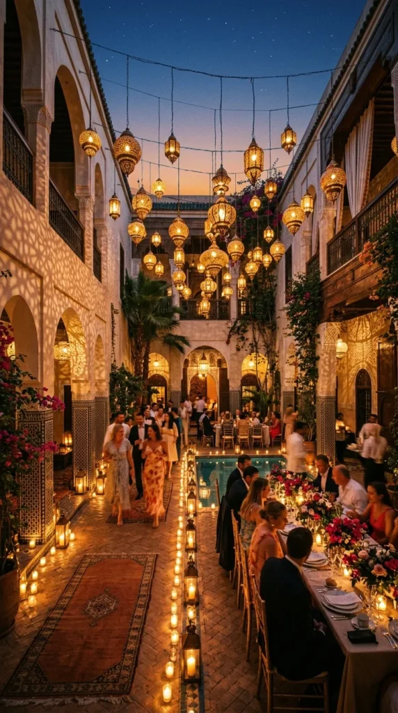 Incorporate Traditional Moroccan Lantern Lighting