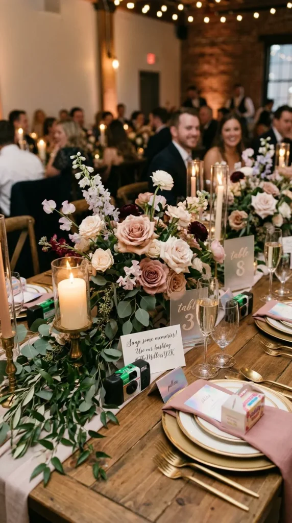 Place Disposable Cameras on Reception Tables