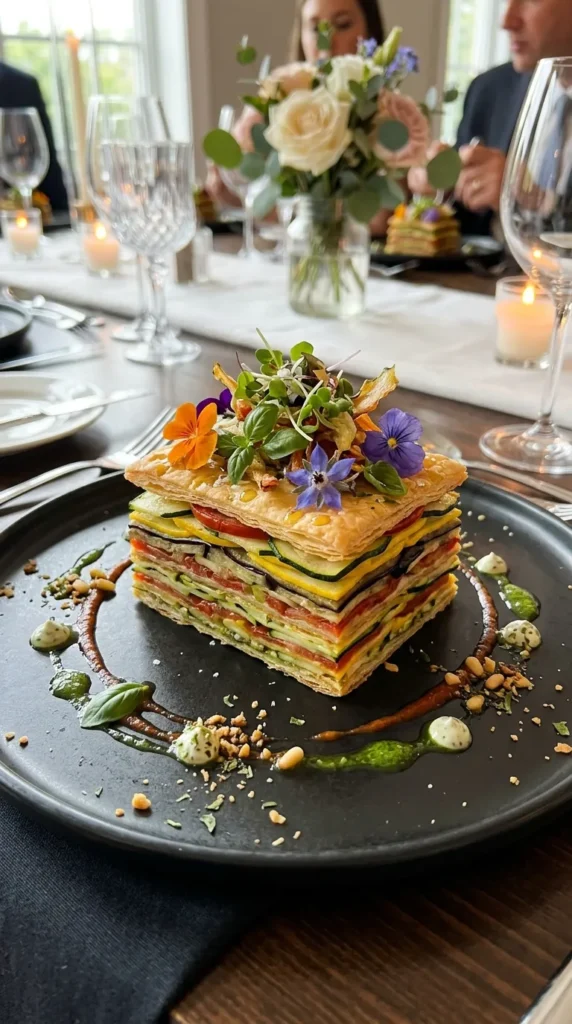 Seasonal Vegetable Mille-Feuille