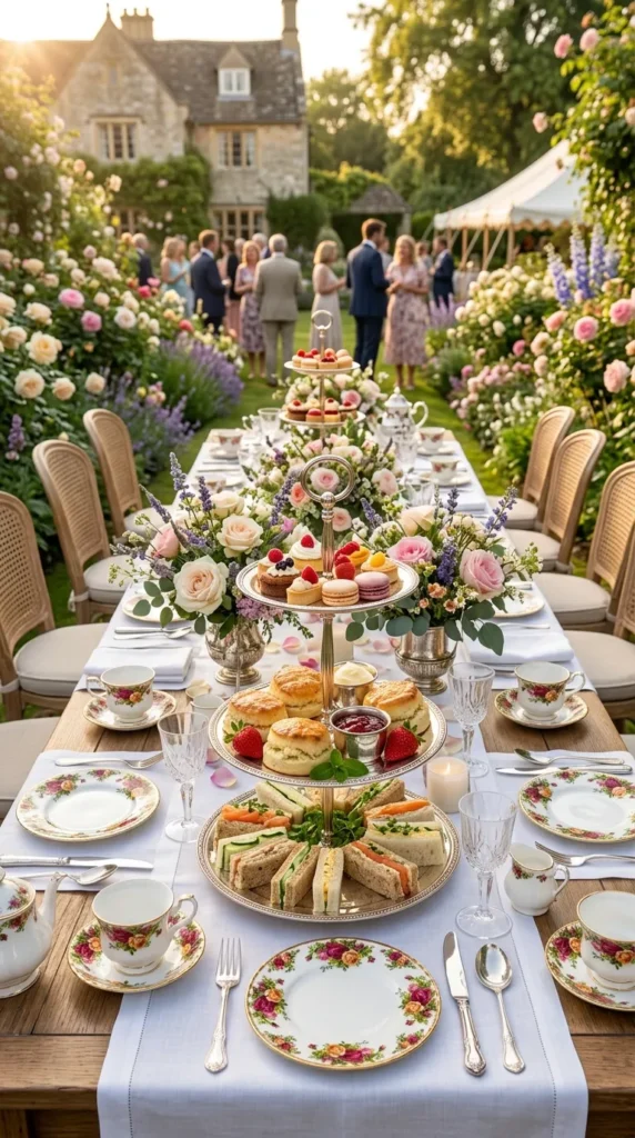 Serve Afternoon Tea Before the Reception