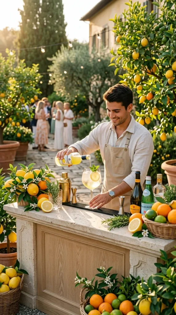 Serve a Signature Citrus Cocktail Bar