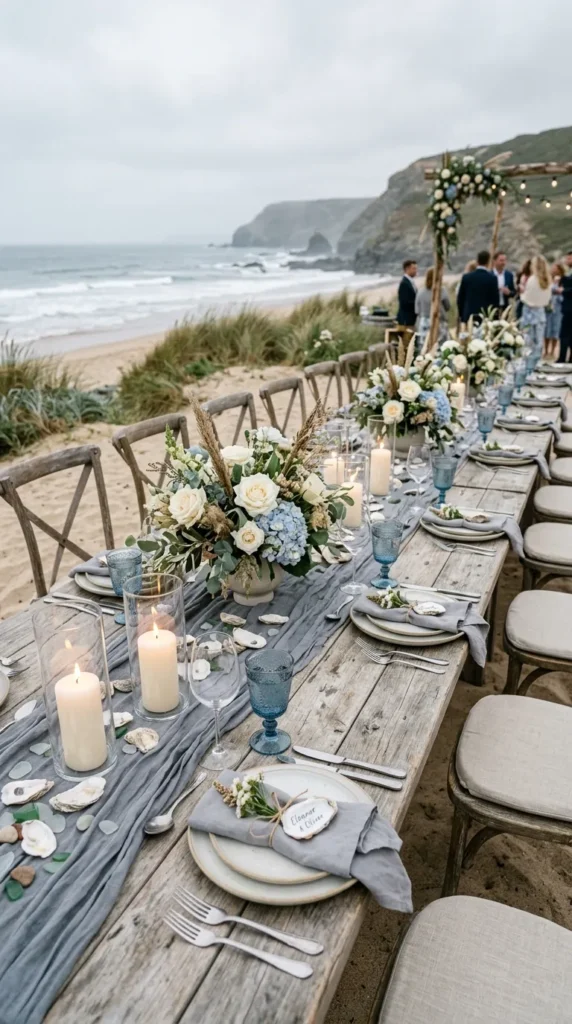 Storm Grey, Dusty Blue & Sand