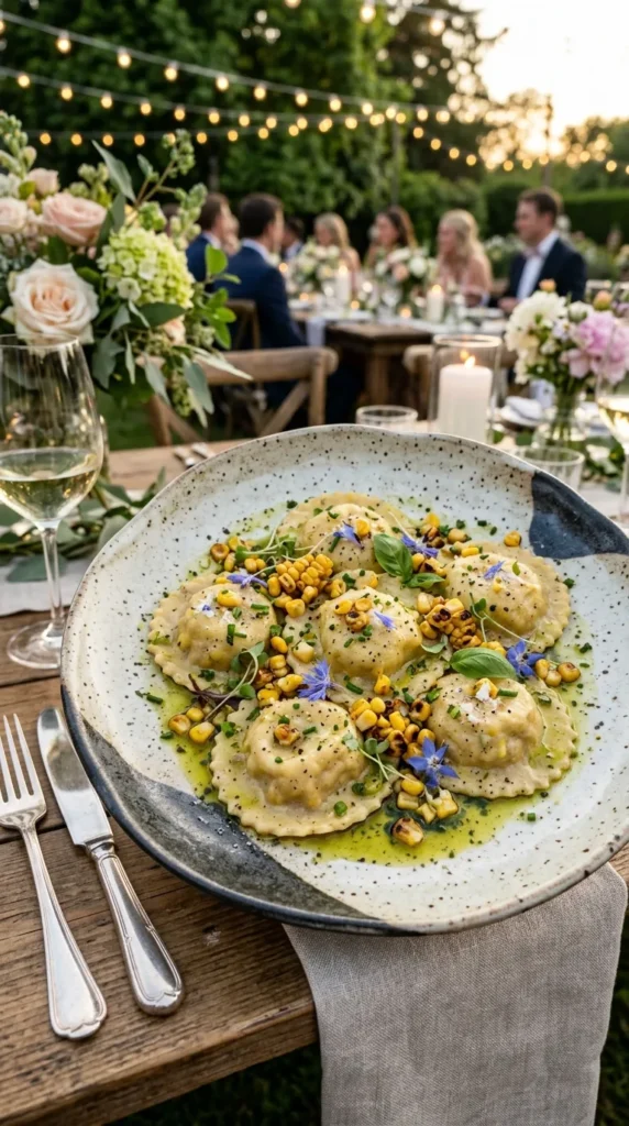 Sweet Corn & Basil Ravioli