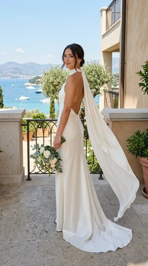The Draped Halter Scarf