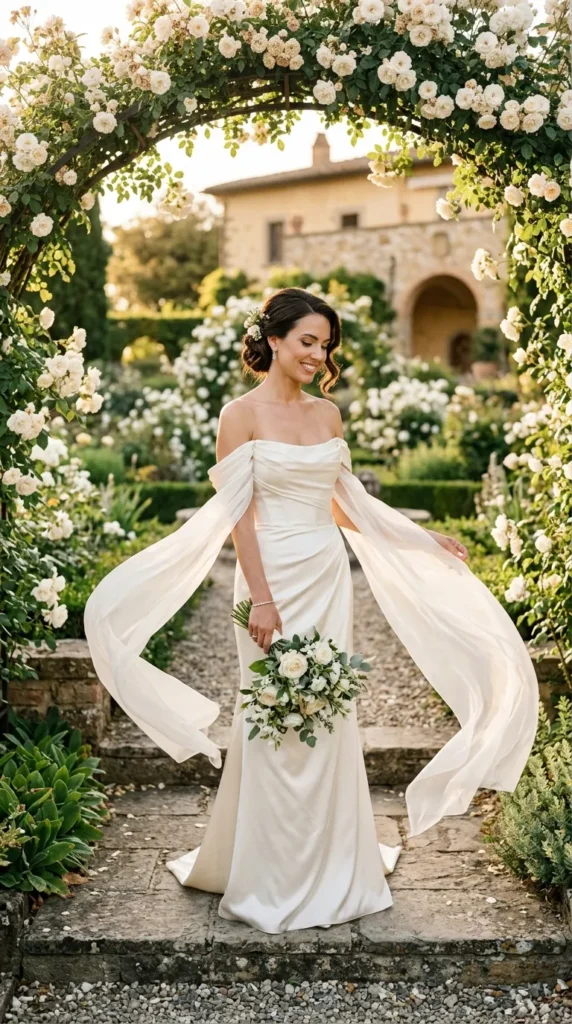 The Off-the-Shoulder Draped Scarf