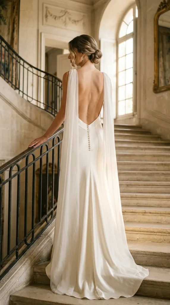 The Open-Back Silk Scarf