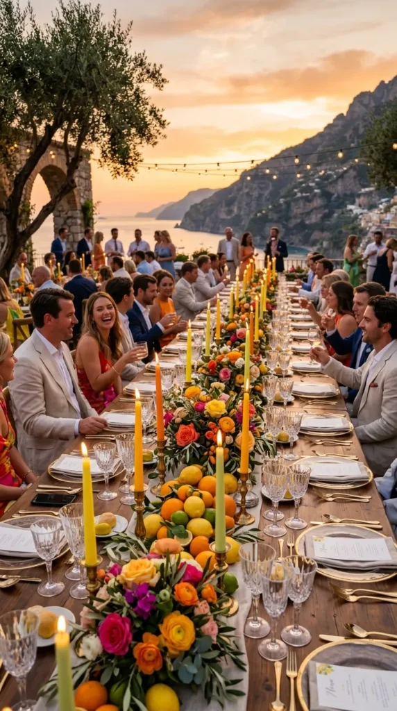 Use Bright Citrus-Colored Candles