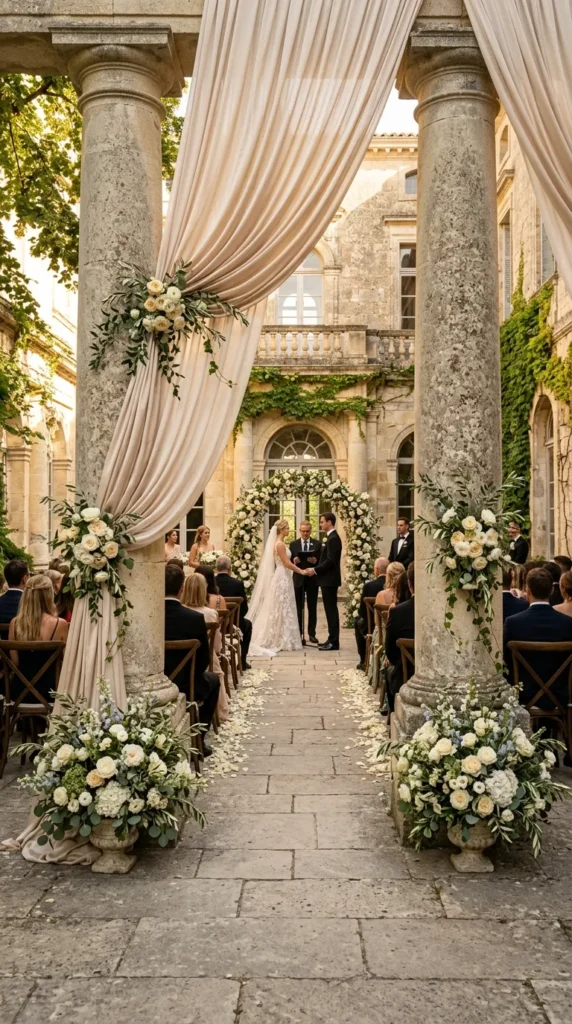 Use Champagne-Toned Fabric for Soft Warmth