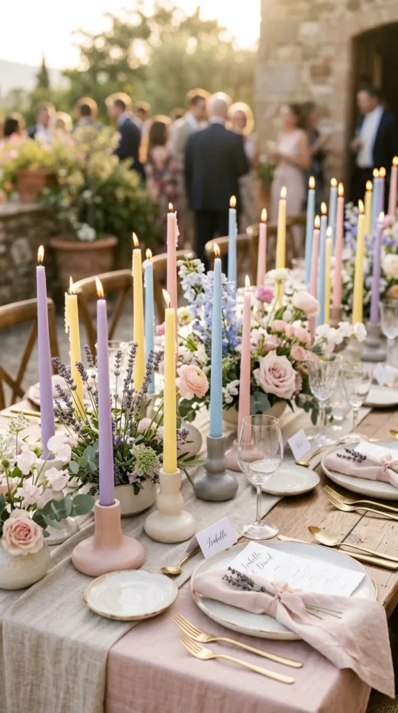 Use Playful Candlestick Arrangements