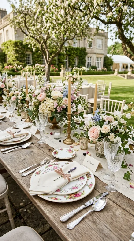 Use Vintage China and Mixed Glassware